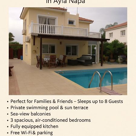 Carolyn Villa Is A Luxury 4-Bedroom Villa With Private Pool In أيا نابا المظهر الخارجي الصورة